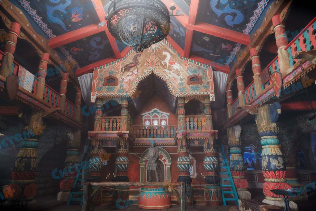 Производство декораций для съемок фильма Производство декораций для съемок фильма